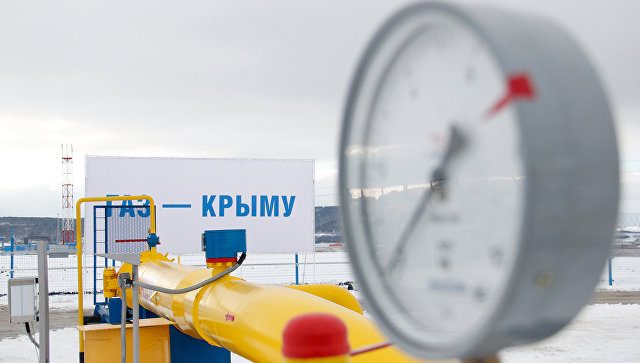 В Крым пошёл газ напрямую из России
