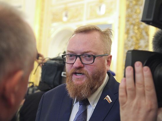 Депутат Милонов признался в закупках запрещенной еды