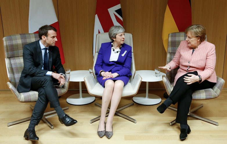 Мэй, Макрон и Меркель договорились об ответных мерах в отношении России из-за «дела Скрипаля»