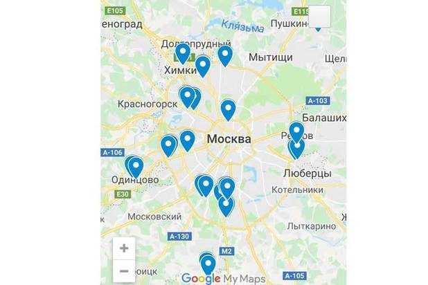 В сети появилась карта помоек Москвы, в которых можно найти еду