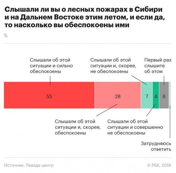 Вырубки и халатность властей - основные причины лесных пожаров по мнению большинства россиян