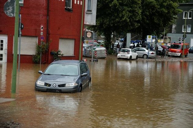 В Германии объявлен режим военной катастрофы из-за наводнения