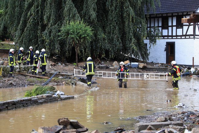 В Германии объявлен режим военной катастрофы из-за наводнения