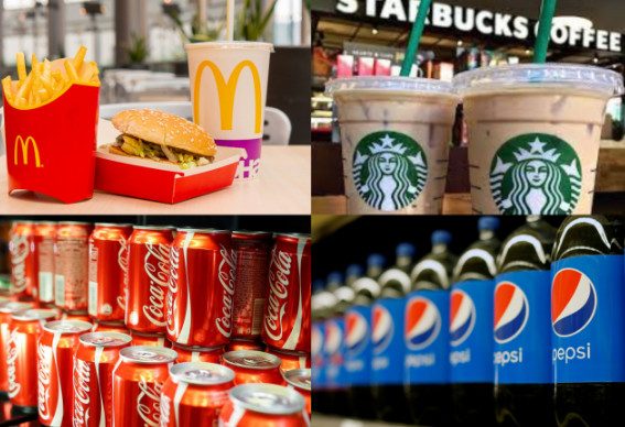 McDonald’s, Coca-Cola, PepsiCo и Starbucks уходят из России