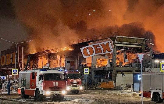 При пожаре в гипермаркете OBI в Химках погиб один человек