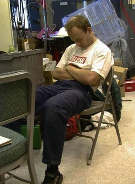 Уснувшие на работе