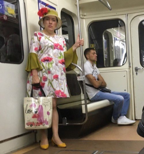 Модники и модницы из метро