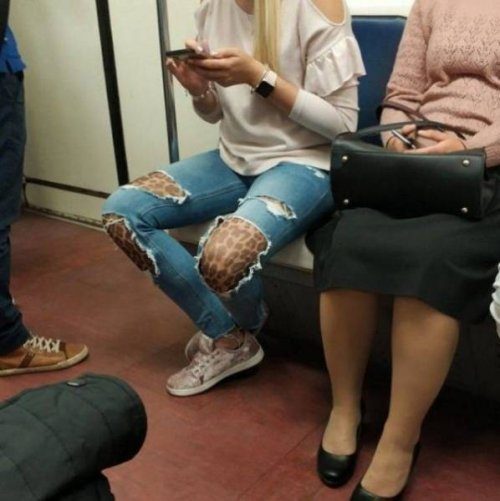 Чудаки - пассажиры из метро