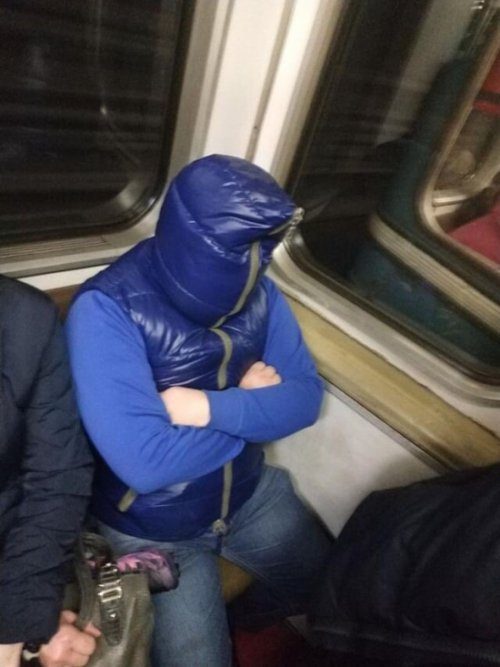 Прикольные чудаки из метро