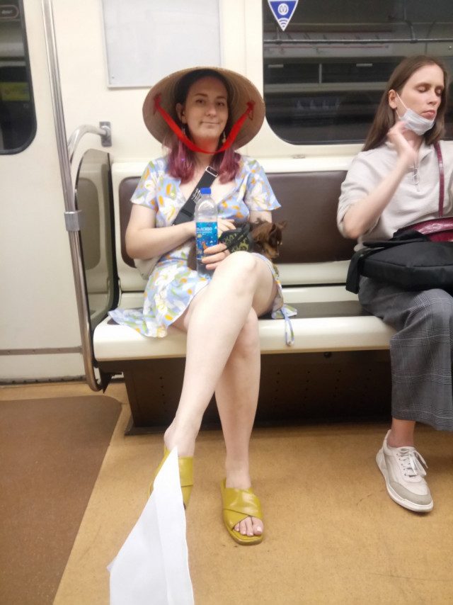Неожиданные чудаки в метро