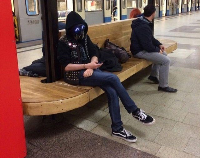 Забавные чудики из метро