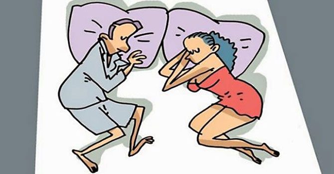 Позы для сна, которые четко характеризуют отношения внутри пары