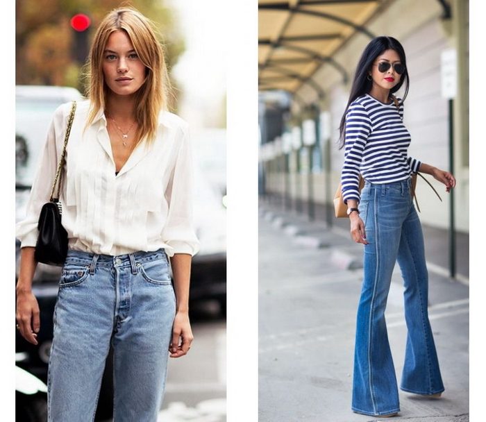 Новый модный тренд: джинсы с завышенной талией
