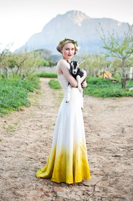 Необычные свадебные платья, которые легко можно сделать самим