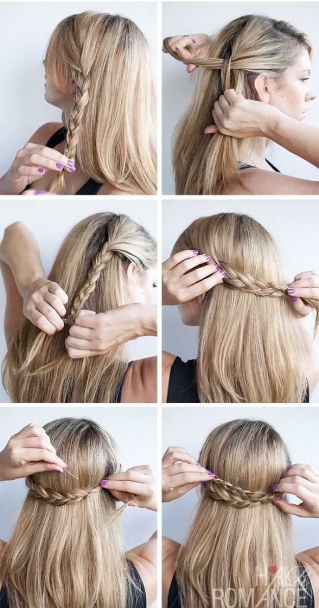Как уложить волосы средней длины