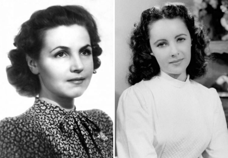 Советские актрисы и их двойники из Голливуда