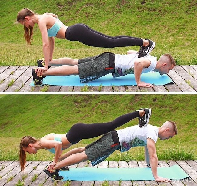 Упражнения для пар, которые решили худеть вместе
