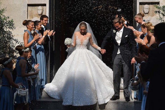 Свадебное платье Виктории Сваровски за почти миллион евро