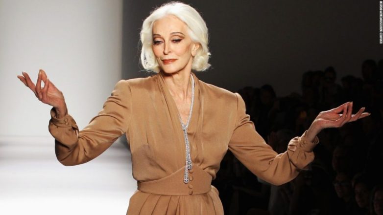 86-летняя Кармен Делль‘Орефиче на страницах «Vogue»