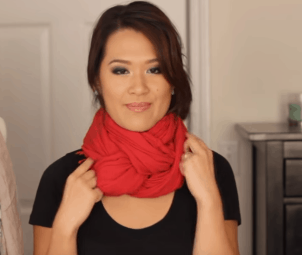 Как красиво повязать шарф