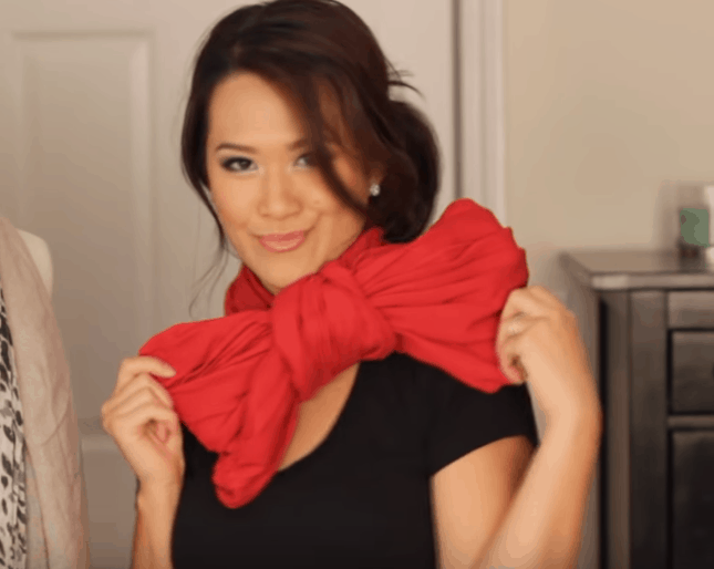 Как красиво повязать шарф