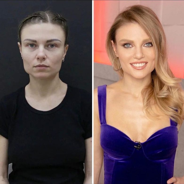 Стилист с помощью макияжа и причёски меняет девушек до неузнаваемости