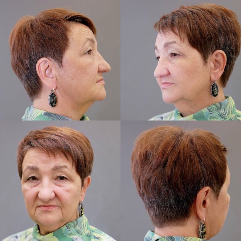 Шикарные стрижки на короткие волосы для дам 40-50 лет
