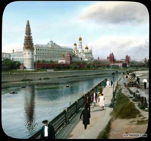 Москва 30-х годов в цвете