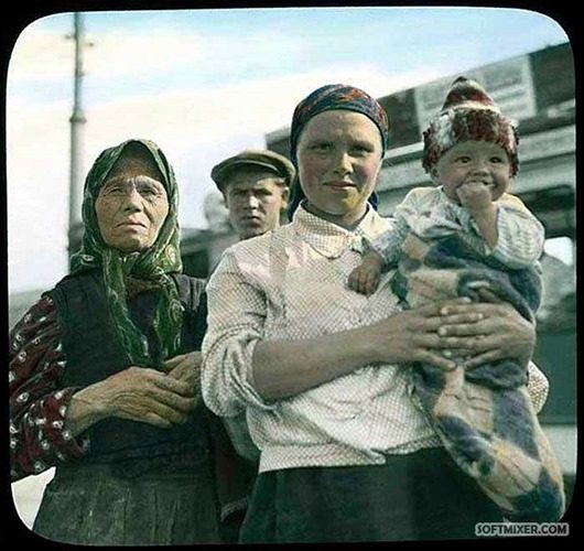 Москва 30-х годов в цвете