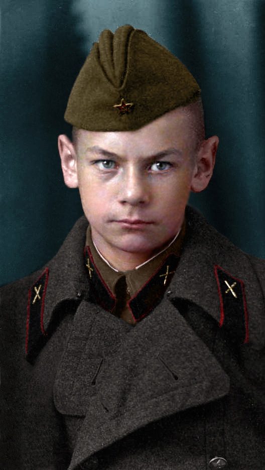 Герои Великой Отечественной войны на цветных фото