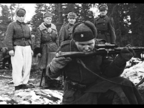 История одного советского снайпера