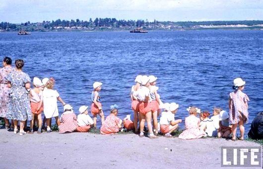 Путешествие по Волге в 1958 году