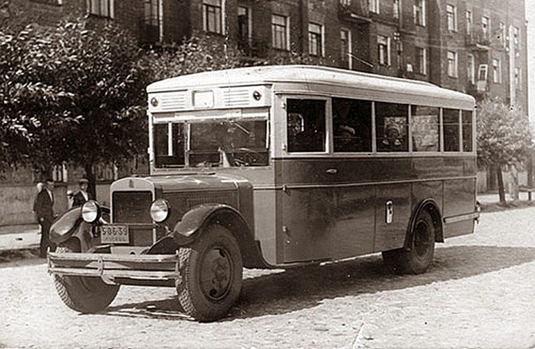 Советские автобусы АМО, ЗИС, ЗИЛ