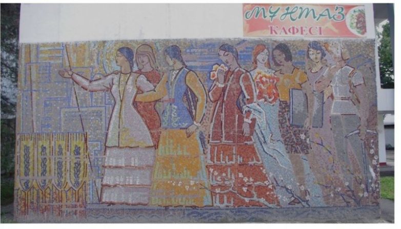 Советская мозаика и фрески