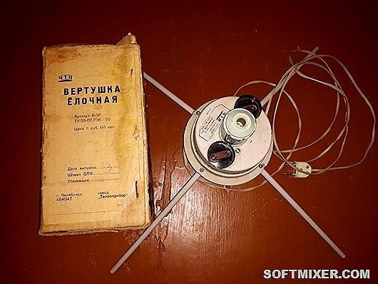 Ёлочные электрические гирлянды в СССР