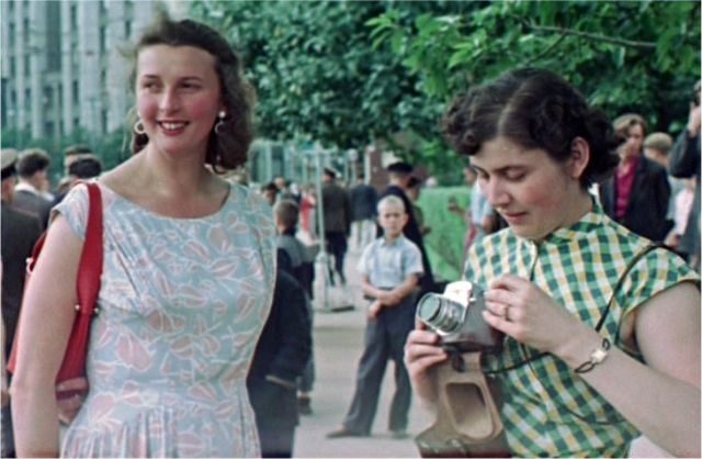 Москва 1956 года в цвете