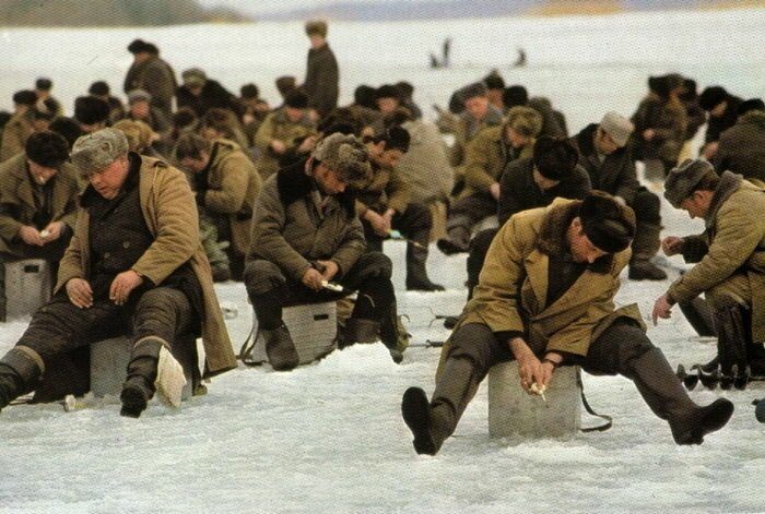 Отдых настоящих советских мужиков