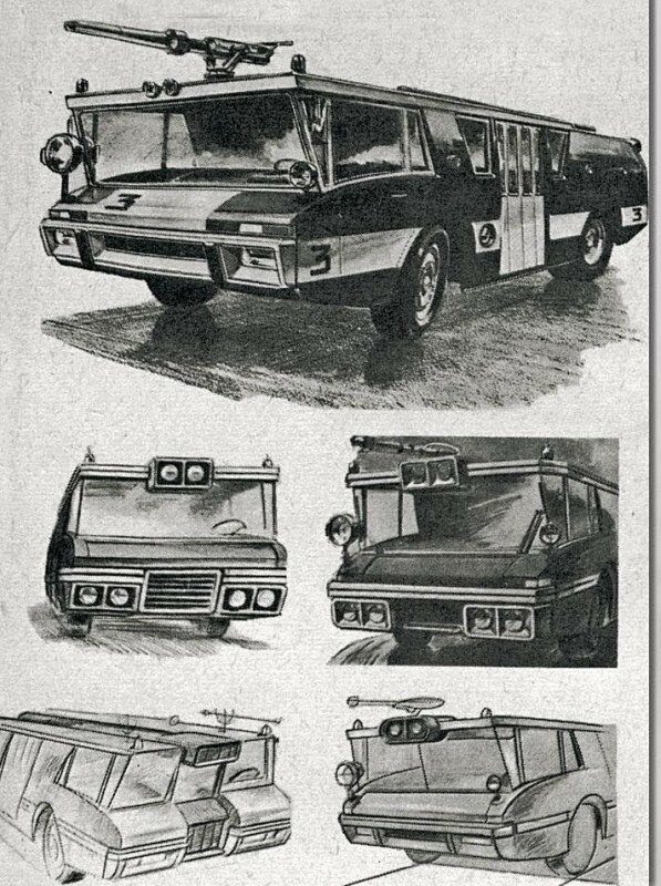 Экспериментальный ЗИЛ-Sides VMA-30 - самый красивый советский пожарный автомобиль