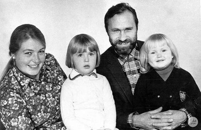 Семейные фотографии советских знаменитостей