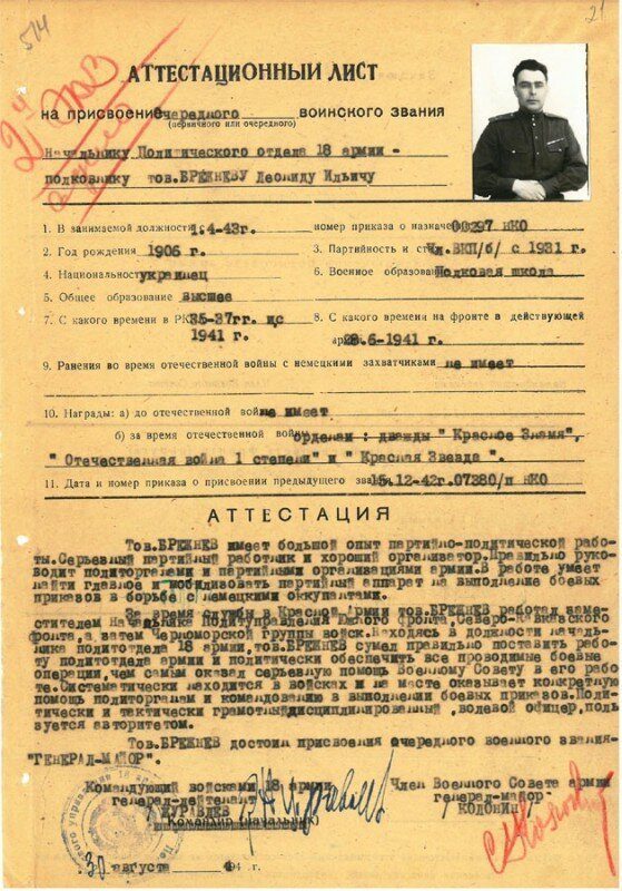 Краткая биография Леонида Ильича Брежнева в фотографиях