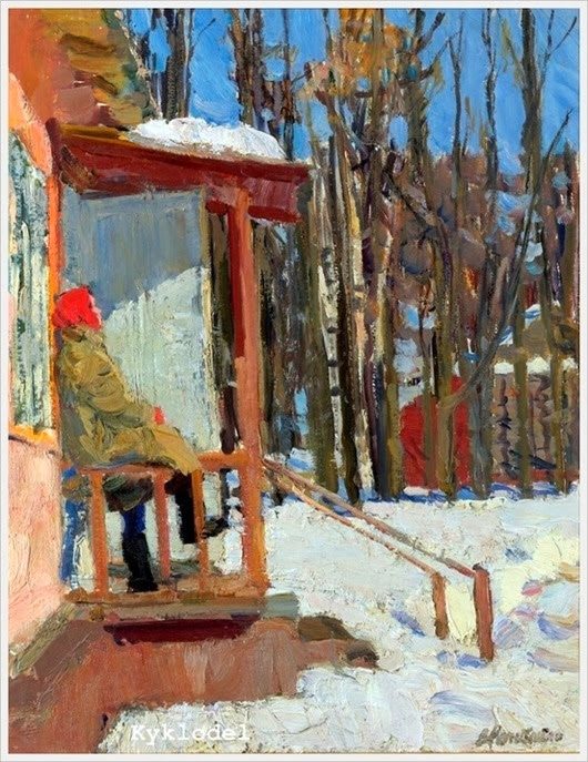 Зима на картинах советских художников
