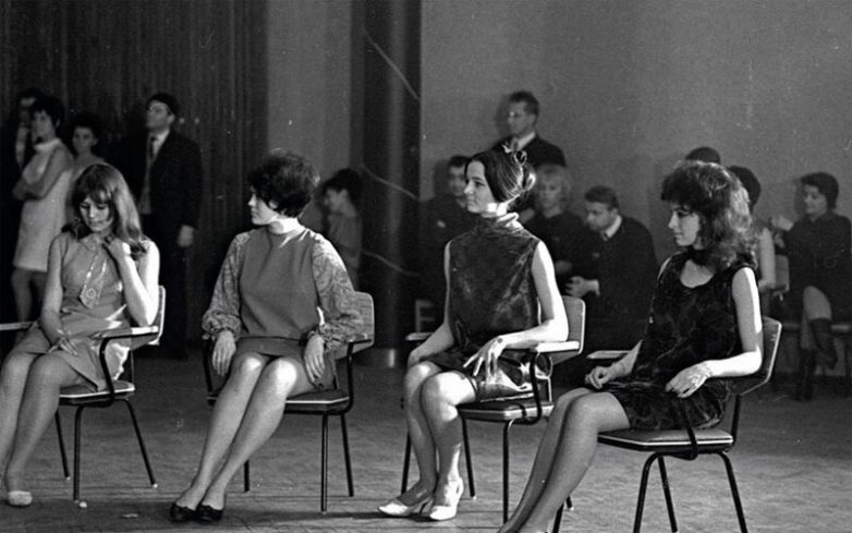 Конкурс красоты с участием Ирины Алфёровой «Мисс-Интеграл», 1968 год