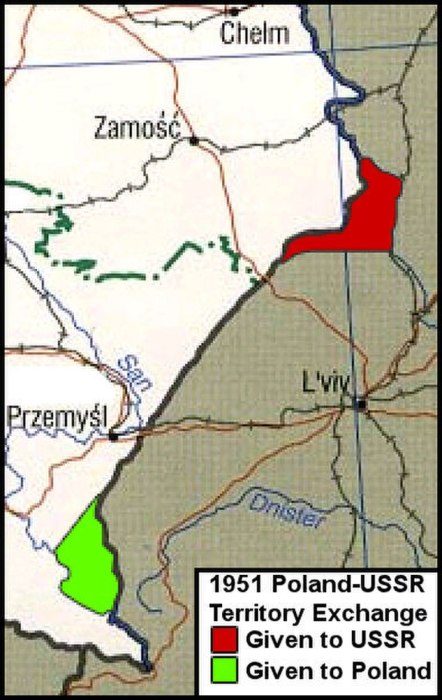 Зачем СССР обменялся территориями с Польшей?