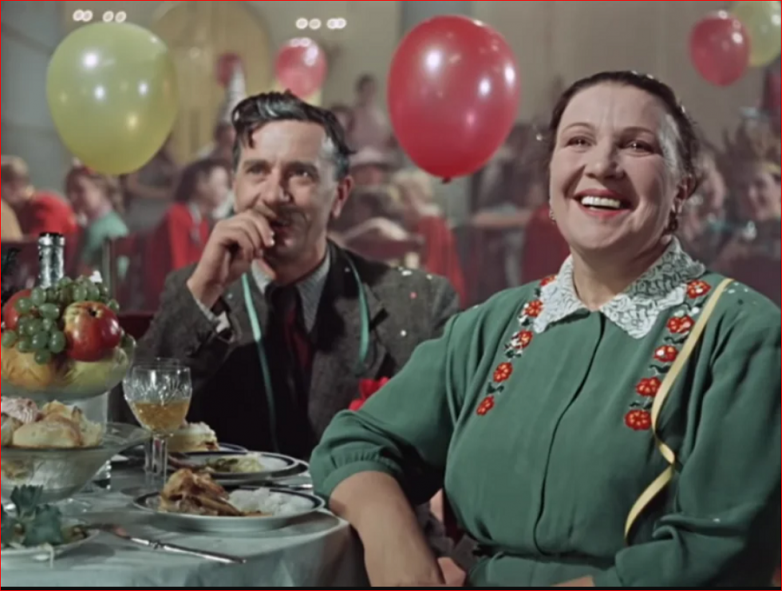 Новогодняя мода в советских фильмах 1950-х