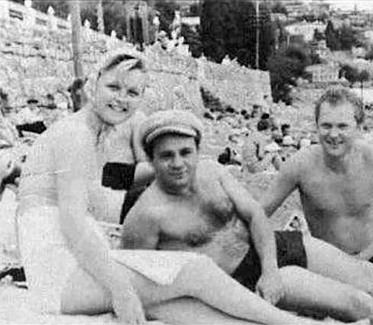 Советские актёры на отдыхе. Фото из их домашних архивов