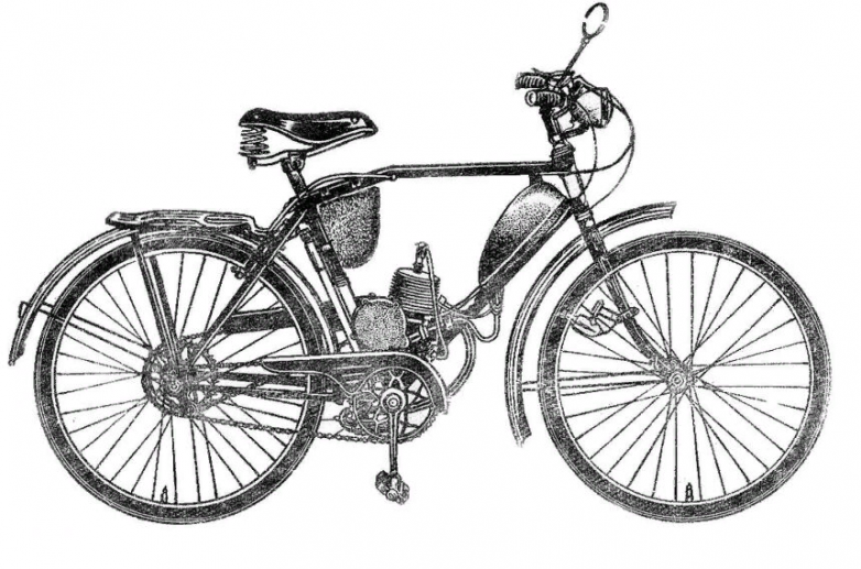 Советские велосипеды с мотором