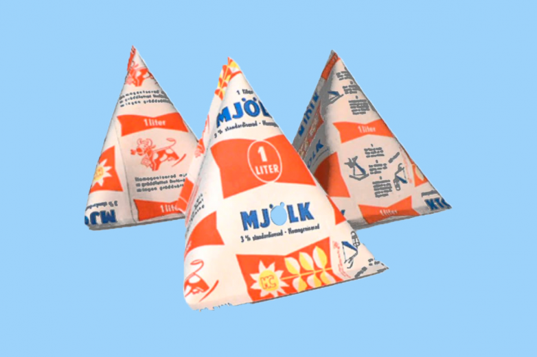 Молоко в треугольниках ссср фото
