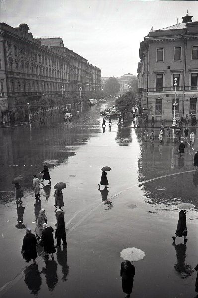 Советские архивные фото ливней и их последствий