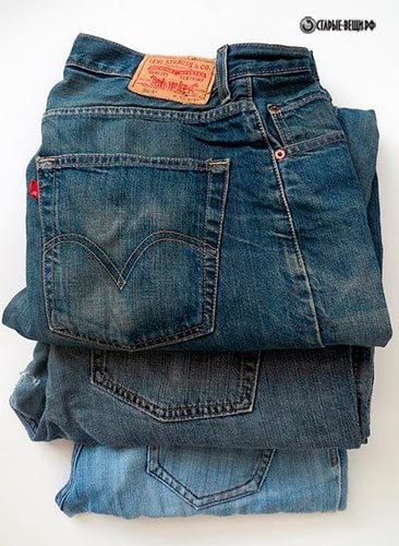 Плетем корзину из старых джинсов