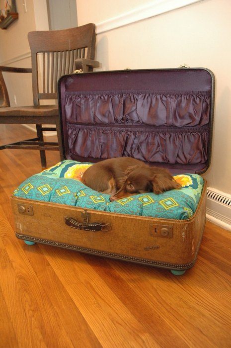 Использование чемодана в интерьере
